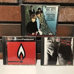 The Rolling Stones CD Lot- Sticky Fingers, Flashpoint, High Tide & Green Grass